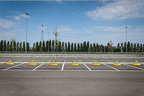Barrera de Estacionamiento plegable Bloqueador de Estacionamiento Manual de Bloqueo de Espacio de Estacionamiento extraíble