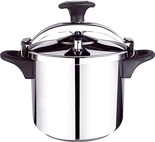 Bastilipo clásica 10 Olla Expres De Acero Inoxidable, Gris