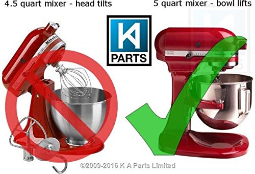 Batidor de varillas de repuesto para batidora mezcladora de pie KitchenAid 5qt profesional