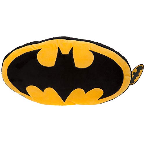 Batman 301000 Logo Cojín Grande con Licencia Oficial, Multicolor, 46 cm