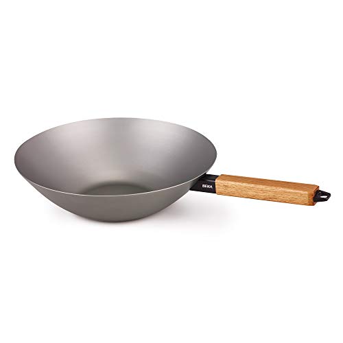 Beka 13970314 Nomad - Sartén Wok, Acero al Carbono, Diámetro 31 cm