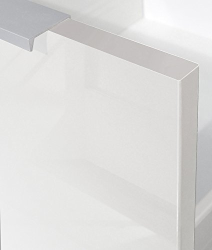 Berlenus CP6BB - Armario para bajo de Cocina (1 Puerta, 60 x 52 x 83 cm), Color Blanco