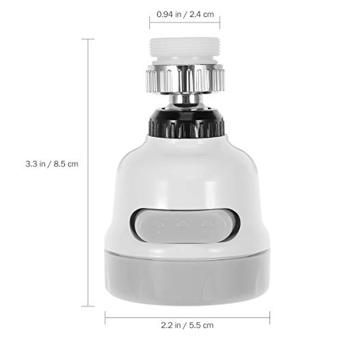 BESTONZON Regulador de presión de agua de rociadores ahorradores de agua ajustables Grifo de ducha Presurización Grifo de cocina Accesorio