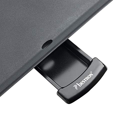Bestron Plancha Parrilla Eléctrica XXL con Revestimiento Antiadherente, 1800 W, Negro