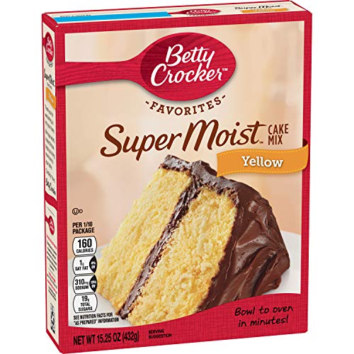 Betty Crocker Cake Mix - Super Moist Yellow 15.25oz 432g