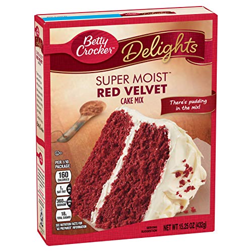 Betty Crocker Super Moist Red Velvet Cake Mix - 432 gr