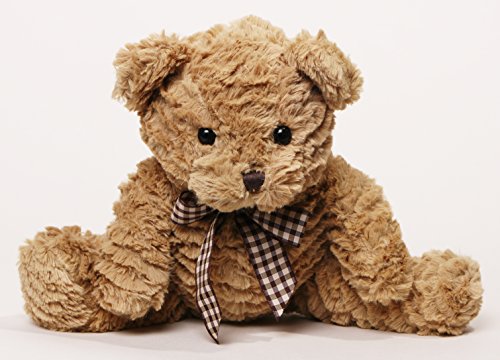 Betz Peluche Osito Teddy con pañuelo a cuandros marrón tamaño 38cm