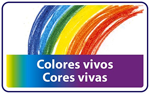 BIC Kids Plastidecor- Blíster de 24 unidades, ceras para colorear, colores surtidos