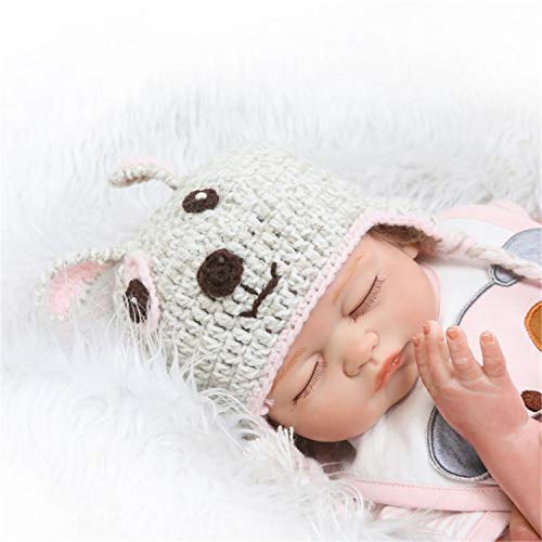 Binxing Toys 20 Pulgadas muñecas Reborn Cuerpo Entero Silicona niña Reborn Toddler realistas con Accesorios
