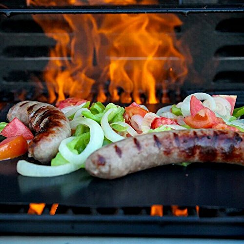 BJ-SHOP Estera Parrilla,Parrilla Mat Altas Temperaturas para Barbacoa y Horno Carbon de Lena o Electrico SGS Aprobado por la FDA