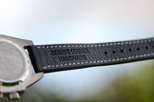 Blenheim London® Reloj Navegador Luminoso de Hombre, Cristal de Zafiro, Resistente al Agua, Esfera Negra.