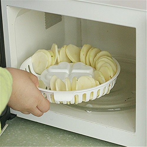 Bluelover Cocina microondas manzana patata chips crujientes vegetales cortadora fabricante