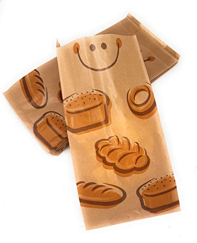 Bolsas papel kraft para bocadillo 14+7x27 cm (125 uds)