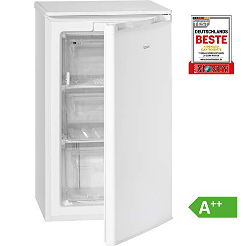 Bomann GS 195 - Congelador (A++, 133 kWh / año, 71 l), color blanco