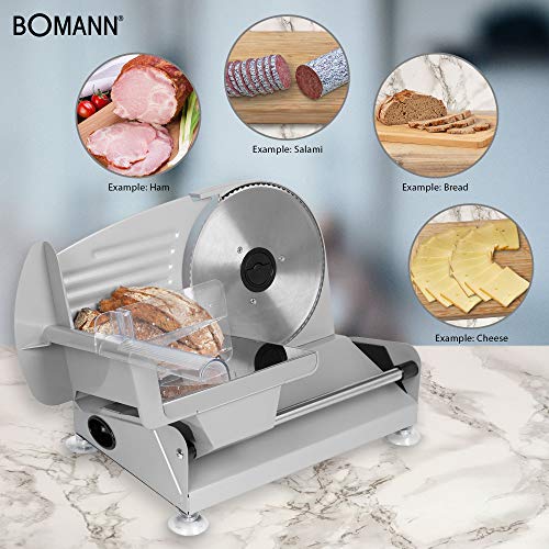 Bomann MA 451 Cortafiambres, 150 W, Acero Inoxidable