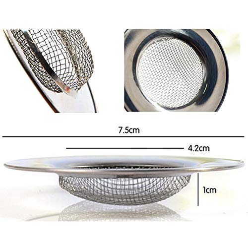 BONNIO Acero Inoxidable Cocina baño Lavabo desagüe Fregadero Malla tamiz Filtro