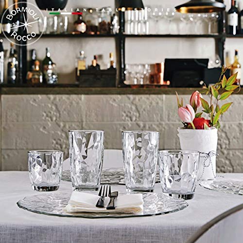 Bormioli Rocco - Juego de 6 vasos de agua Diamond 30,5 cl