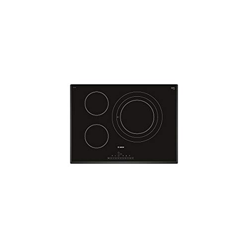 Bosch PKD751FP1E hobs Negro Integrado Cerámico - Placa (Negro, Integrado, Cerámico, Cerámico, Alrededor, 14,5 cm)
