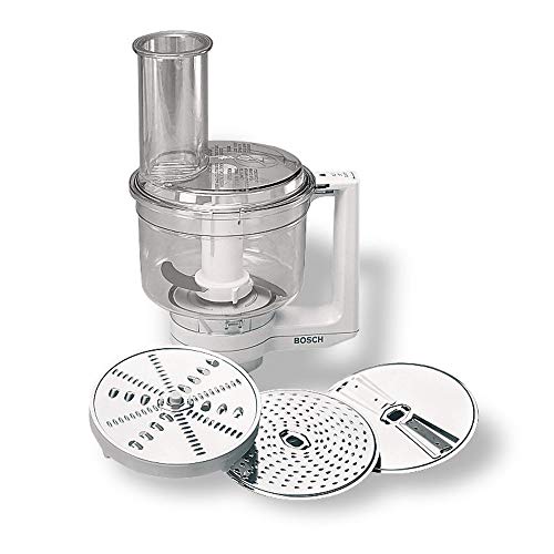 Bosch Procesador de Alimentos MUZ5MM1 - Accesorio para Robot de Cocina MUM5, Acero Inoxidable