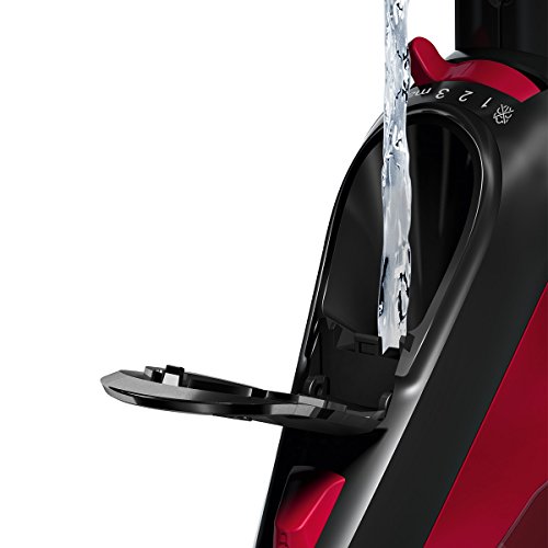 Bosch TDA503001P Sensixx DA50, Plancha de Vapor, 3000 W, Color Rojo 15x30x12cm