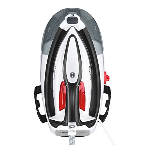Bosch TDS6040 EasyComfort Serie 6 - Centro de planchado, 2.400 W, 5.8 bares de presión, color blanco y negro