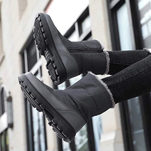 Botines de Cuero Otoño Vintage con Cordones Zapatos de Mujer Botas cómodas de tacón Plano Cremallera Bota Corta Moda para mujer Pisos casuales Zapatos con cordones de cuero con cordones Zapatos