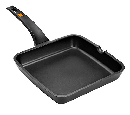 BRA Efficient-Grill asador, Negro, 28 cm