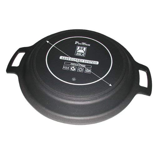 BRA Paellera, Negro, 40 cm