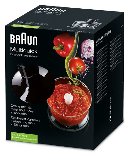 Braun MQ 30 Vaso de recambio para licuadora, base antideslizante, 0.5 L, plástico, Negro