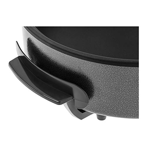 Bredeco BCPP 40-9 Paellera Eléctrica Sartén Eléctrica Cazuela Eléctrica (Ø 40 cm, 1400 W, 230 V, 5 Programas 100–250 °C, Altura 9 cm, Teflón)