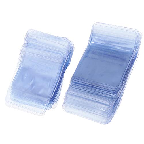 BUERJIAA Bolso Ziplock de 100 piezas con cierre de polietileno Bolsa de baratijas de joyería 3 tamaños disponibles Sello