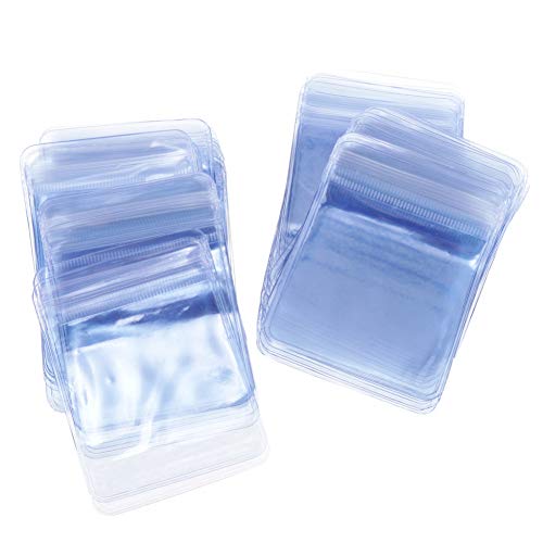BUERJIAA Bolso Ziplock de 100 piezas con cierre de polietileno Bolsa de baratijas de joyería 3 tamaños disponibles Sello