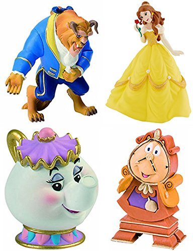 Bullyland La Bella y la Bestia Set (4 partes) 12463 12401 12474 12563