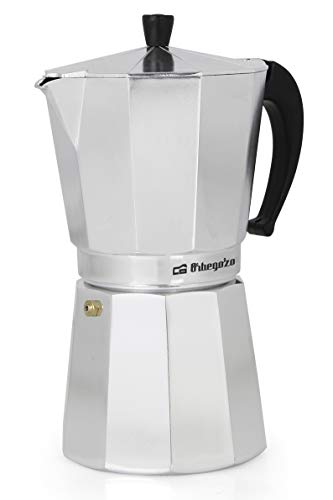 Cafetera italiana ORBEGOZO KF900 | ORBEGOZO 9 tazas Vitro Gas Electrico