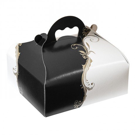 Caja Pasteleria Con Asas - 50 unds. (16 x 18 x 7 cm.)