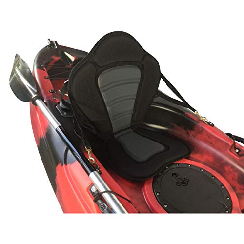 Cambridge Kayaks ES, Zander Rojo Y Negro Solo Kayak DE Pesca Y Paseo, RIGIDO,