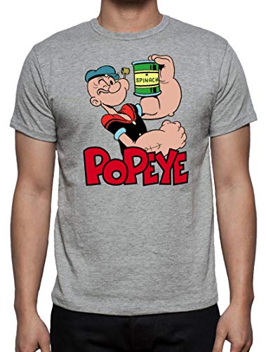 Camiseta de Hombre Popeye Cocoliso Espinacas Brutus 009 XL