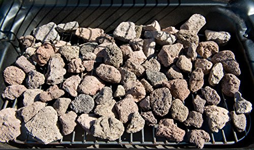 Campingaz Xpert 100 L Plus Rocky Barbacoa Gas para Piedra Volcanica, BBQ gas con 2 quemadores, 7.1kW de potencia, 2 Parrillas de acero cromado, 2 mesas laterales y rocas de lava