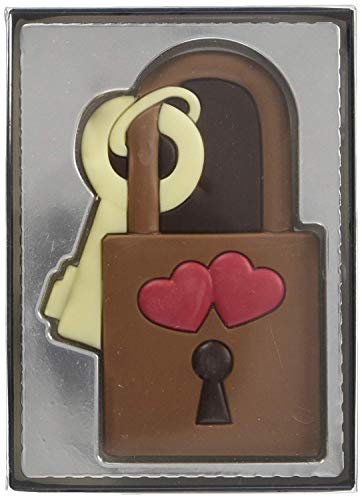 Candado del amor de chocolate - 80 g
