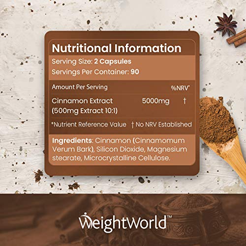 Canela de Ceilán Pura Dosis Potente de 4000mg | Antiinflamatorio Natural y Antioxidante con Vitaminas, Mejora Sistema Inmunológico, Suplemento Para Adelgazar, Para Veganos y Celiacos, 60 Cápsulas