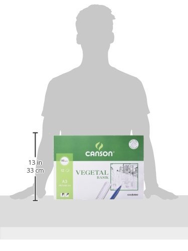 Canson 400787 - Papel Vegetal, 12 Hojas