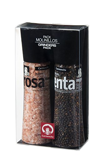 Carmencita, Molinillos de Sal Rosa y Pimienta Negra - 1 paquete