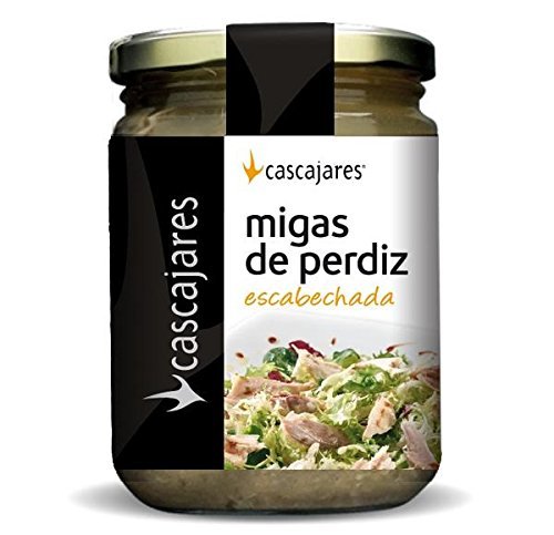 CASCAJARES - Migas de Perdiz escabechadas, dos perdices y media perfectas para ensalada.