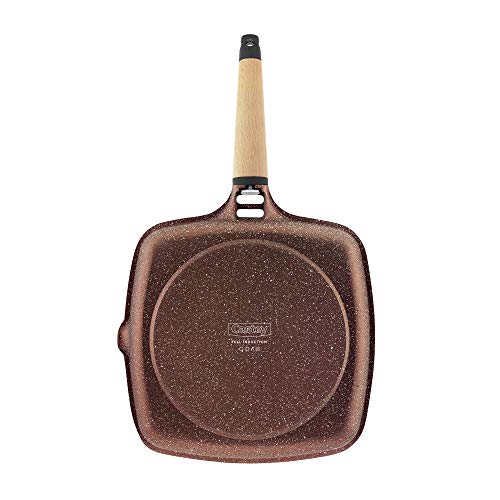 Castey - Grill Inducción Terracota Mango Cedro 27X27 cm