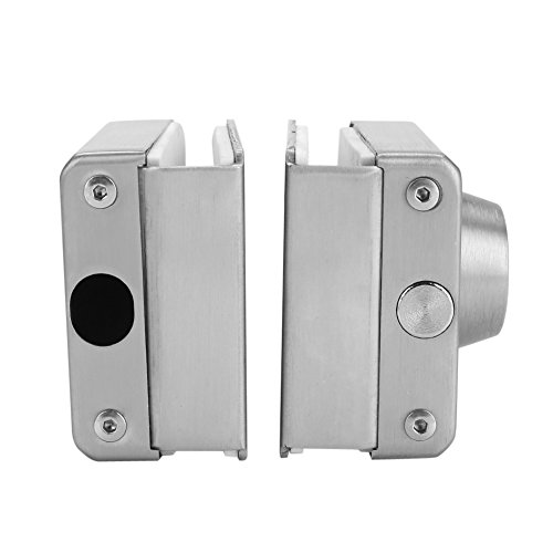 Cerradura de seguridad, Cerradura para puerta de cristal, Cerradura de seguridad antirrobo de la puerta de cristal del acero inoxidable 10~12mm con las llaves Abra/cierre el uso casero del cuarto