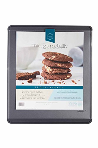 Chicago Metallic Hoja de Galletas Antiadherente, Metal, Gris, 40 x 35 x 1.3 cm