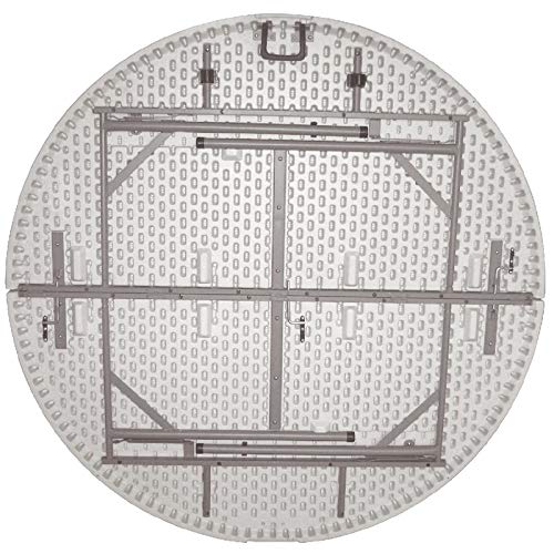 chiner - Mesa Redonda Plegable al Centro, 152 cm.