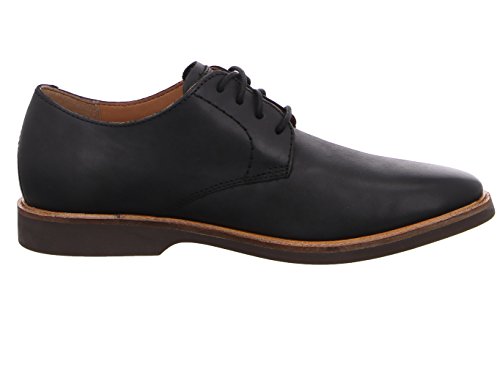 Clarks Atticus Lace, Zapatos de Cordones Derby para Hombre, Negro (Black Leather), 41.5 EU