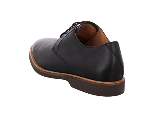Clarks Atticus Lace, Zapatos de Cordones Derby para Hombre, Negro (Black Leather), 41.5 EU