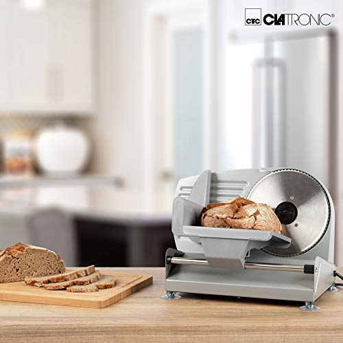 Clatronic MA 3585 Cortafiambres, 150 W, Acero Inoxidable, Plateado